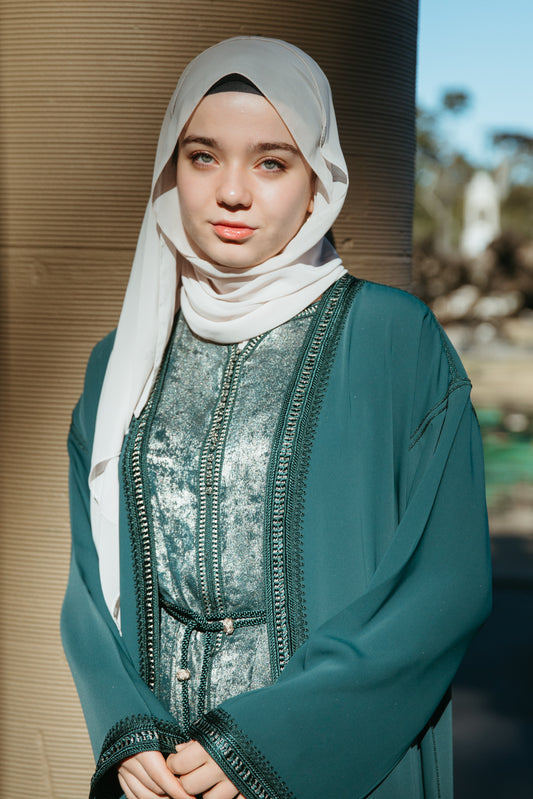 Green Abaya Set - Ramadan Collection