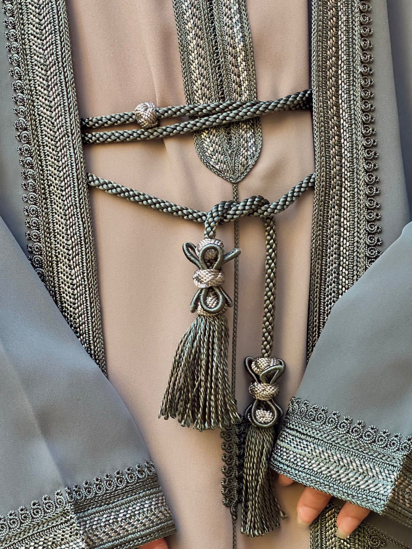 Green Two-toned Abaya Set