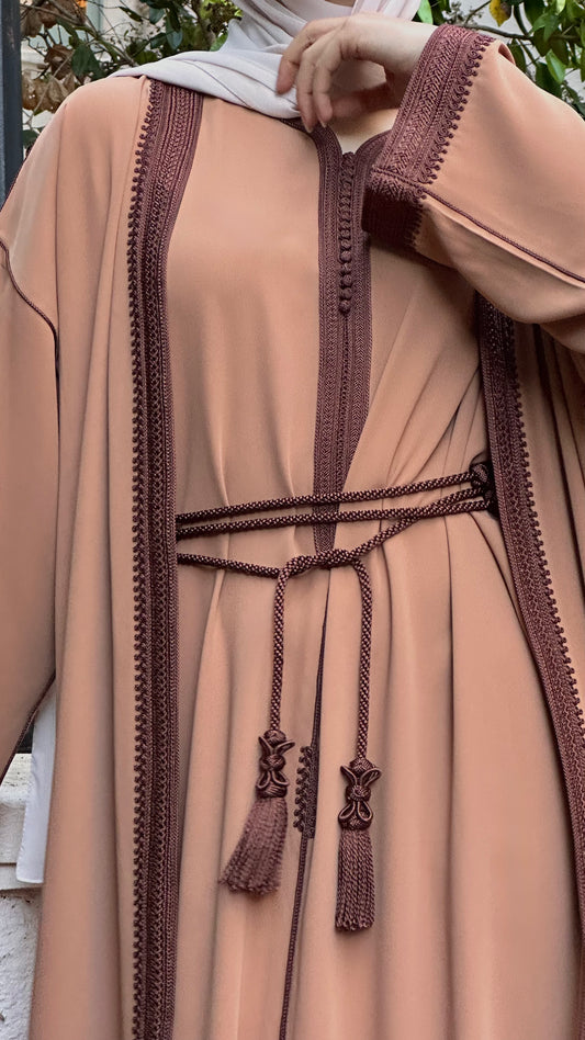 Brown Abaya Set